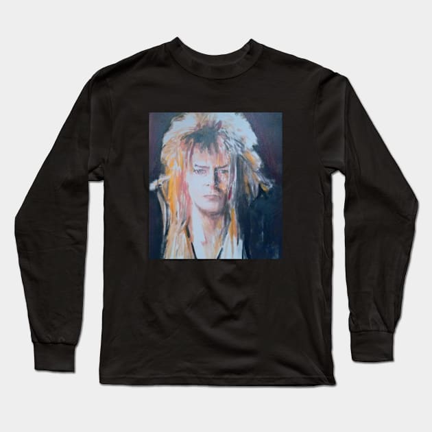 goblin king Long Sleeve T-Shirt by Mike Nesloney Art